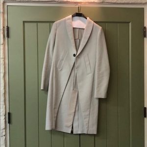 Tuxedo style coat